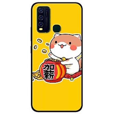 Ốp lưng dành cho Vivo Y30 mẫu Mèo vung Tiền