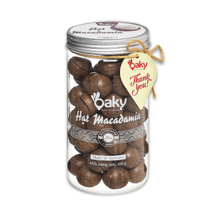 Quà Tặng Oaky - Combo Hạt Dinh Dưỡng Cao Cấp - Hạnh Nhân, Hạt Macca Size Lớn (450gr) - Tặng Túi Giấy Sang Trọng