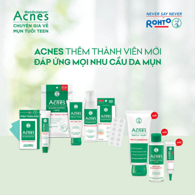 Miếng dán mụn giúp giảm mụn sưng viêm Acnes Clear Patch (48 Miếng)