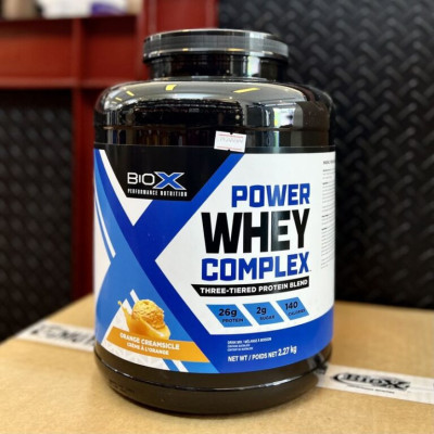 Sữa Tăng Cơ Power Whey Complex BioX - Hộp 2.27kg