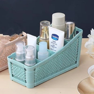 khay tiện ích 4 ngăn Hàn quốc cao cấp kệ khay đựng bút đựng mỹ phẩm đa năng