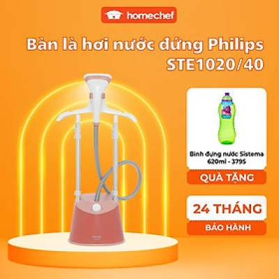 Bàn ủi, bàn là hơi nước đứng Philips STE1020, công suất 1800W, bảo hành 2 năm | Hàng chính hãng