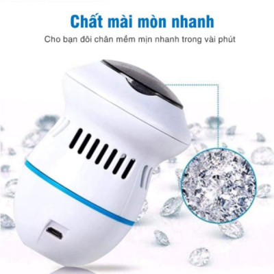 Máy Chà Gót Chân, ( HÌNH NẤM )  Máy Mài Gót Chân Tẩy tế bào chết, tại Nhà, tiện dụng,Sạc Pin Tích Điện..