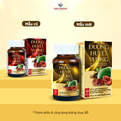 Combo 3 Đường Huyết Vương Dân Khang hạ đường huyết ngăn biến chứng tiểu đường hộp 30 viên