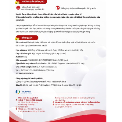 Sắt Bột Buccal Tan Ngay Trong Miệng Ferrolip ( hộp 20 gói) dự phòng thiếu máu cho người lớn, mẹ bầu 