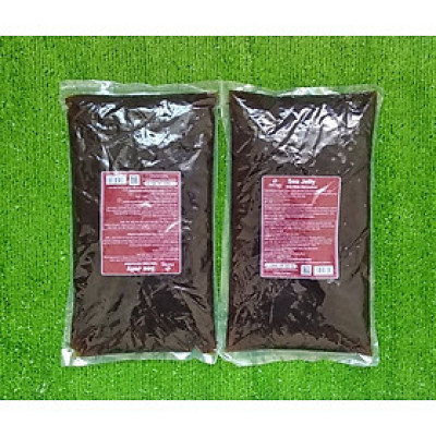 Combo 2 gói Trân Châu đen 3Q Sea Jelly 2 kg / Thạch 3Q Caramel Sea Jelly (ngon, dai giòn sần sật - dùng trực tiếp mà không cần nấu hay chế biến khác)