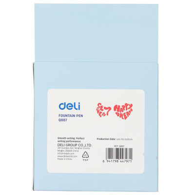 Bút Máy Nhựa Deli 0.5 mm - Phiên Bản Sơn Tùng M-TP Giới Hạn - Deli Q887 - Màu Xanh Lá