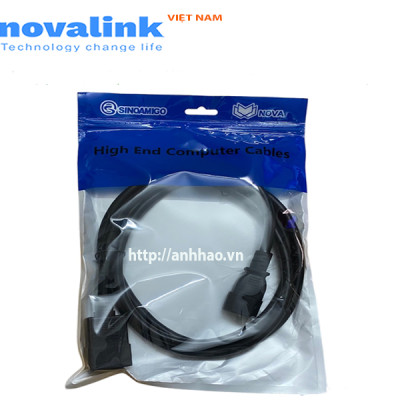 Dây nguồn C14 C20 dùng cho UPS, PDU, server dài 2m, Lõi đồng 3 x 2.08mm tiêu chuẩn UL - Hàng chính hãng