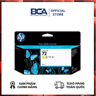 Mực in HP 72 130-ml Yellow DesignJet Ink Cartridge (C9373A) - Hàng chính hãng