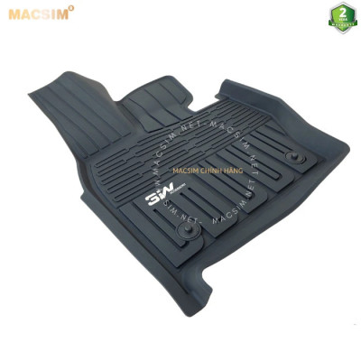 Thảm lót sàn xe ô tô LANDROVER RANGE ROVER SPORT 2023 new nhãn hiệu Macsim 3W - chất liệu nhựa TPE đúc khuôn cao cấp - màu đen