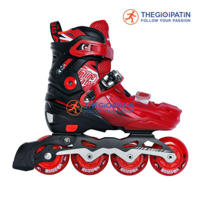 Giày Patin 8 Bánh Phát Sáng Centosy Cougar 333 Cho Trẻ Em, Patin Có Phanh, Patin Có Nút Chỉnh Size