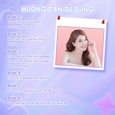 Gel Tẩy Trang myKella Làm Sạch Hoàn Hảo Lớp Trang Điểm, Dưỡng Da Khỏe Mạnh & An Toàn Cho Mọi Loại Da