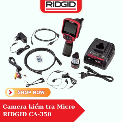 Camera Kiểm Tra Đường Ống RIDGID (55903) Màn Hình 3.5" Camera Cầm Tay Số 1 Tại Mỹ - Hàng Chính Hãng