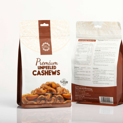 Hạt Điều Vỏ Lụa Only Nature 200gr / Túi Hàng Việt Nam Xuất Khẩu