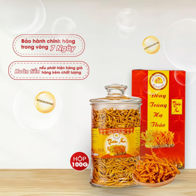 Đông Trùng Hạ Thảo Sấy Thăng Hoa Thiên Ân - Hũ 100g
