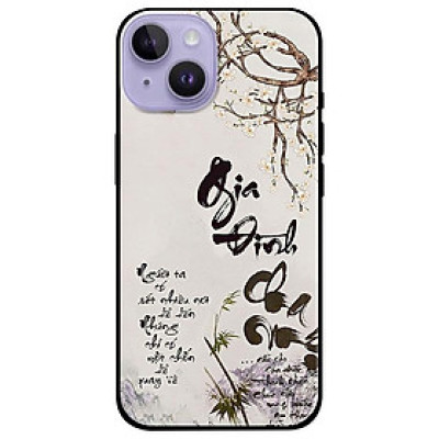 Ốp lưng dành cho Iphone 14 - Iphone 14 Plus - Iphone 14 Pro - Iphone 14 Pro Max - Thư Pháp Gia Đình Cha Mẹ