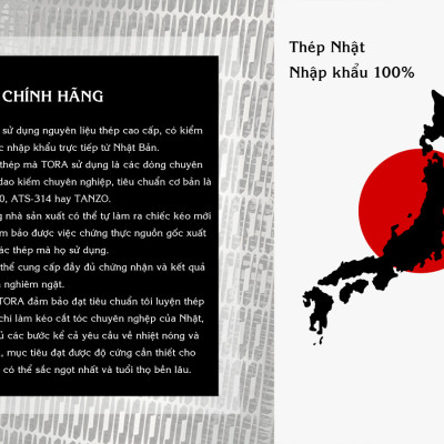 Kéo cắt tóc TORA NB-260