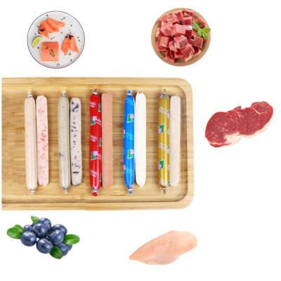 Xúc xích cao cấp 5 vị cho chó mèo 75 cây Saly Q PF11TK