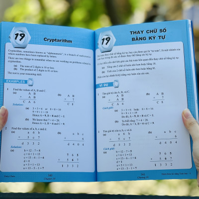 Combo sách Đánh thức tài năng toán học 2 và 50 thủ thuật toán ( 2 cuốn ), sách kiến thức toán học cấp 1 - Hiệu sách Genbooks