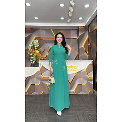 Đầm giả áo dài - Y1882 - Thương hiệu Zonbig