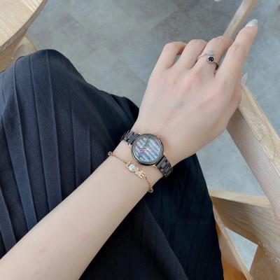 Đồng hồ nữ Julius star JS-062 dây đá có đính kim cương mũi giờ 12