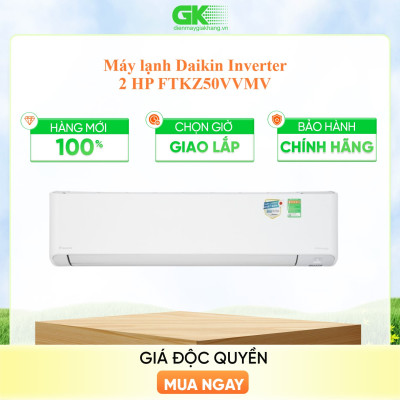 Máy lạnh Daikin Inverter 2 HP FTKZ50VVMV - Hàng chính hãng( Chỉ giao HCM)