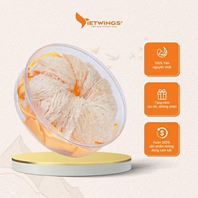 Yến sào đảo Vietwings rút lông nguyên tổ cao cấp 100g