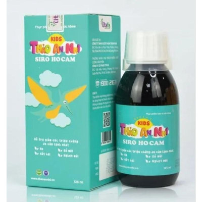 SIRO HO CẢM THẢO AN NHI (Chai 125ml) - Hỗ trợ giảm ho, viêm họng, nghẹt mũi, sổ mũi, hắc xì hơi ở trẻ