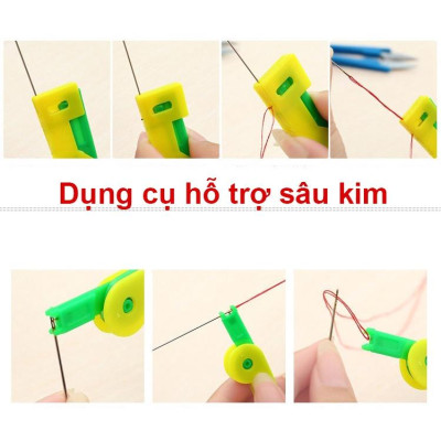 Bộ Kim Chỉ Khâu Vá Đa Năng miDcotor - Tặng Kèm Nhiều Phụ Kiện (màu ngẫu nhiên) - Hàng chính hãng