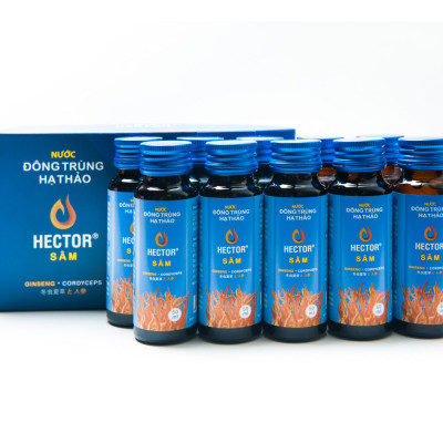 Nước Đông Trùng Hạ Thảo Hector Sâm, Uống Trực Tiếp, Giúp Tăng Sức Đề Kháng, Tăng Cường Sinh Lý Nam Nữ, Tăng Tiết Sữa Cho Mẹ, Bảo Vệ Chức Năng Gan Thận, Giảm SAy Tàu Xe, Nam, Nữ, Người Lớn Tuổi Đều Dùng Được.