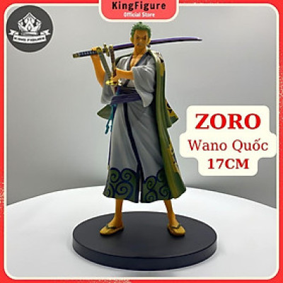 Mô Hình Zoro Wano 17cm Mô hình One Piece Cao Cấp, Figure Mô Hình Anmie One Piece Luffy Vua Hải Tặc