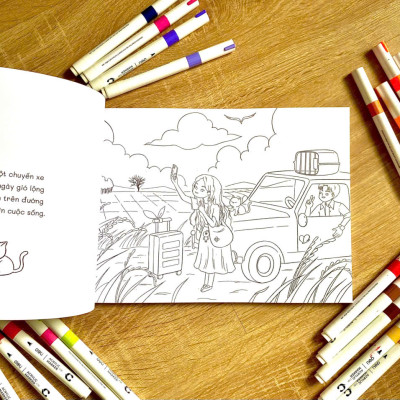 (Sách tô màu) ĐI KHẮP VIỆT NAM - TÔ MÀU ĐẤT NƯỚC - Lê Đức Hùng – Mai Chi - Tằm Books