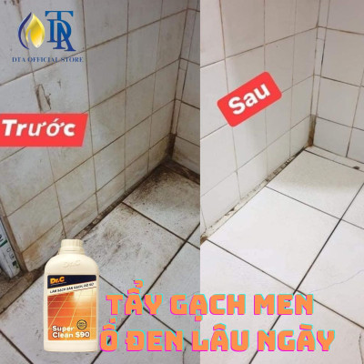 Combo Tẩy Bồn Cầu Bị Ố Vàng,Tẩy Gạch Men,Tẩy Xi Măng S90+Bột Thông Cống Cực Mạnh,Tẩy Lồng Máy Giặt,Thông Bồn Cầu Be-easy Dr.c