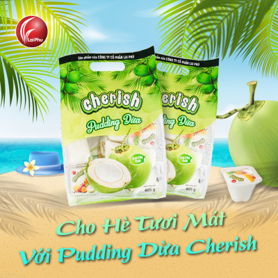 Thạch Pudding Cherish Vị Dừa 405G