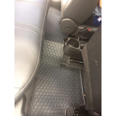 Thảm sàn, Thảm lót sàn xe Vinfast Fadil 2018-2022 cao su đúc, vân tổ ong, không mùi, MẪU NISSIN