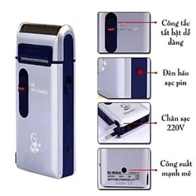 MÁY CẠO RÂU THẾ HỆ MỚI SIÊU MẠNH PIN KHỦNG HÀNG CHUẨN 
