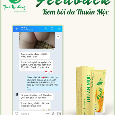 Kem bôi da thuần mộc kem bôi nấm ngứa Thanh Mộc Hương 16gr