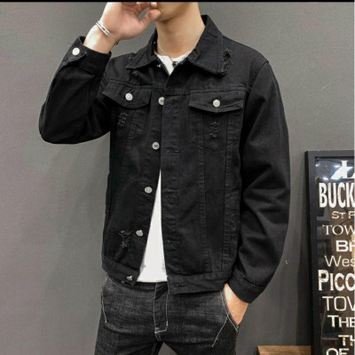 áo Jean đen cơ bản nam nữ