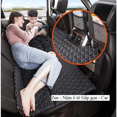 Nệm ghế sau Ô tô cho nhiều dòng xe, Nệm Không bơn hơi, Nệm nằm ô tô gấp gọn. kích thước 140 x 80 Cm. Nệm Ghế cho xe 4 chỗ - xe 5 chỗ - xe 7 chỗ