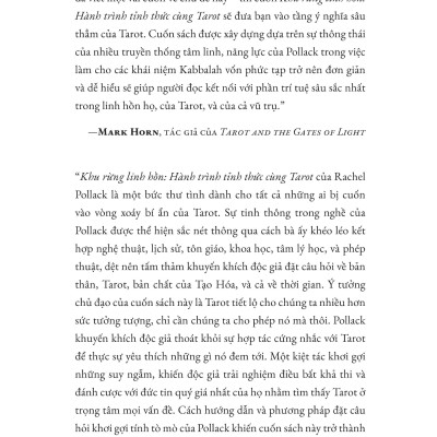 Sách - Khu Rừng Linh Hồn - Hành Trình Tỉnh Thức Cùng Tarot