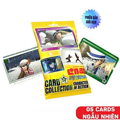 Bộ Thẻ Sưu Tập Thám Tử Lừng Danh Conan Movie 27 - Character in Action : Ngôi Sao 5 Cánh 1 Triệu Đô - Phiên Bản Giới Hạn (5 Cards Ngẫu Nhiên/Túi)