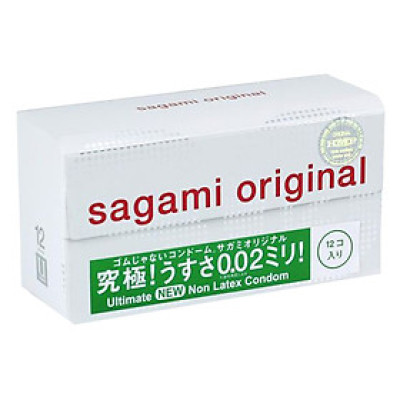 Bao Cao Su Sagami Original 0.02 - Hộp 12 Gói