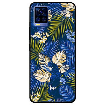 Ốp lưng dành cho Vivo V20 mẫu Họa Tiết Hoa Xanh Dương