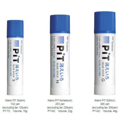 Hồ Khô-Keo Dán Khô Tombow PiT Chính Hãng Nhật Bản Glue Stick Nắp Xanh Đủ Size 10g/22g/40g, Tiện Dụng An Toàn Khi sử Dụng