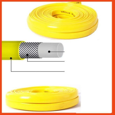 Bộ dây vòi xịt nước rửa xe, tưới cây tăng áp 3 lần,loại 3-5M (nối đồng nhựa đen) 206317