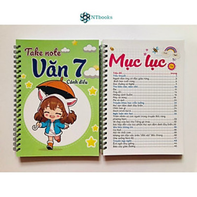 Sách TakeNote Văn 7 - Cánh Diều Khổ A5