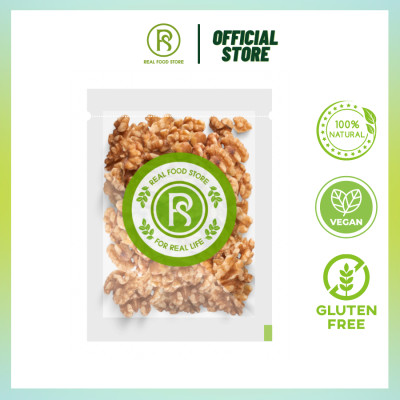 Nhân Hạt Óc Chó Vàng Real Food Làm Sữa Hạt & Làm Snack Giàu Omega-3, Tốt Cho Não & Tim (100g, 500g)