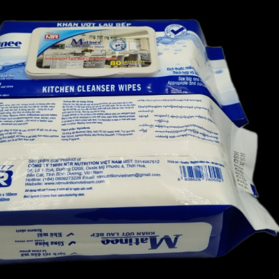Khăn ướt lau bếp Matinee 80 tờ x 2 gói