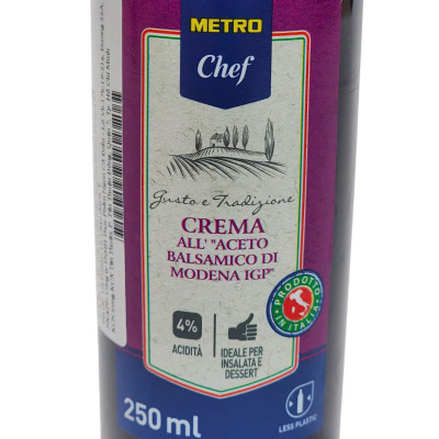 Kem giấm Balsamic Cream Vinegar - Metro Chef (250ml)
