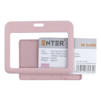 Bảng tên Enter BT061 86x54mm 1 mặt ngang